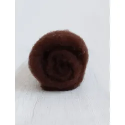 Wełna nowozelandzka merynos w błamie do filcowania KAKAO