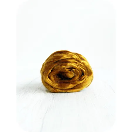 Czesanka Tencel LYOCELL z włókien roślinnych ZŁOTA