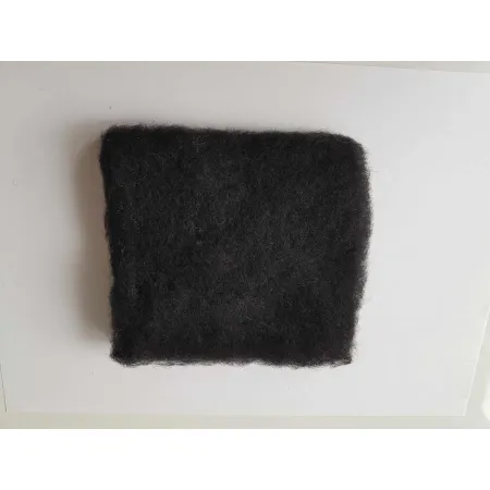 Gruba włóknina prefilc wełniana do filcowania SZARA