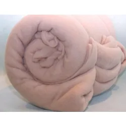 Gruba włóknina prefilc wełniana do filcowania JASNY RÓŻ