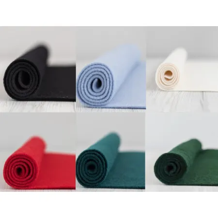 Filc wełniany 2mm Zestaw ŚWIĄTECZNY 30x30cm 6 kolorów