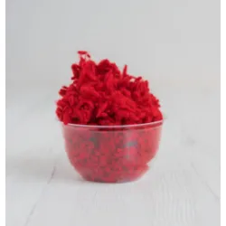 Wool Nepps wełniane kuleczki do filcowania CZERWONY