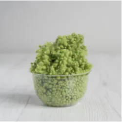 Wool Nepps wełniane kuleczki do filcowania ZIELONY