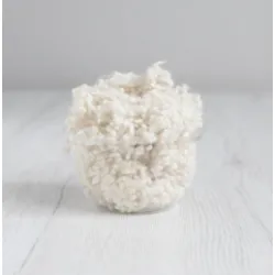 Wool Nepps wełniane kuleczki do filcowania BIAŁY NATURALNY