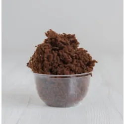 Wool Nepps wełniane kuleczki do filcowania BRĄŻOWY