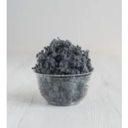 Wool Nepps wełniane kuleczki do filcowania SZARY GRAFIT