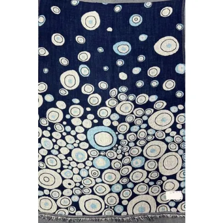 Damski szal z wełny merynosów Grantowy