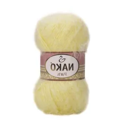 Włóczka NAKO PARIS 100g 6748 JASNY ŻÓŁTY