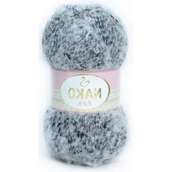 Włóczka NAKO PARIS 100g  21305 CZARNOSZARY