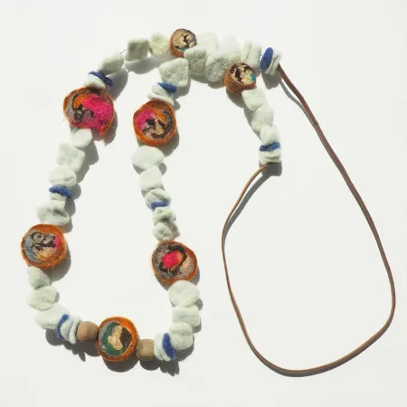 Korale filcowe Morski melanż