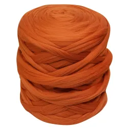 Wełna czesankowa do wyplatania koców 4,5kg DOJRZAŁA POMARAŃCZA #36