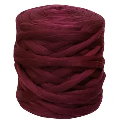 Wełna czesankowa do wyplatania koców 4,5kg BORDOWY #9