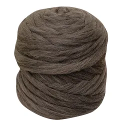 Wełna czesankowa do wyplatania koców 4,5kg NATURALNY BRĄZ #56