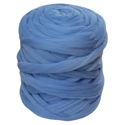 Wełna czesankowa do wyplatania koców 4,5kg NIEBIESKI #26