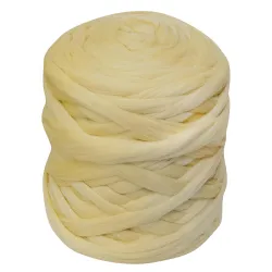 Wełna czesankowa do wyplatania koców 4,5kg BRUDNY ŻÓŁTY #4