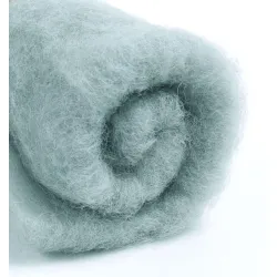 Wełna nowozelandzka w błamie do filcowania JASNY SZARY