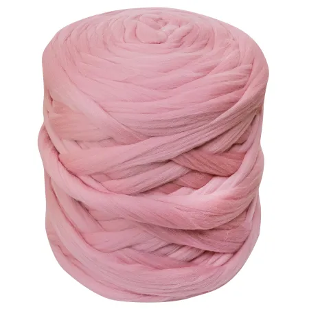 Kocyk czesankowy do sesji noworodkowej PUDROWY RÓŻ