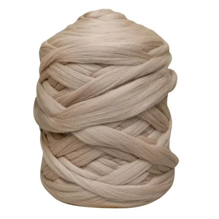 Kocyk czesankowy do sesji noworodkowej KASZMIROWY BEŻ