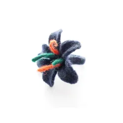 Pierścionek z wełny wzór 21