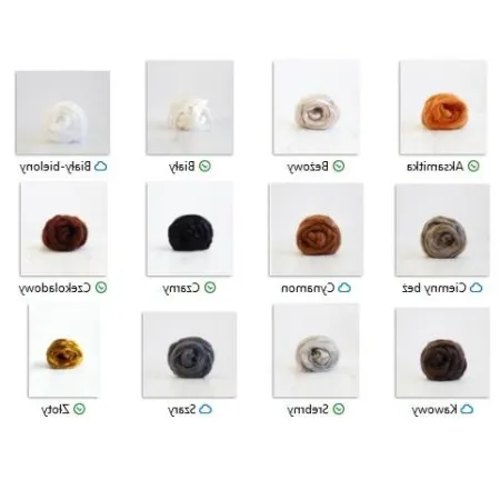 Zestaw czesanka Tencel LYOCELL do włosów aniołów i lalek