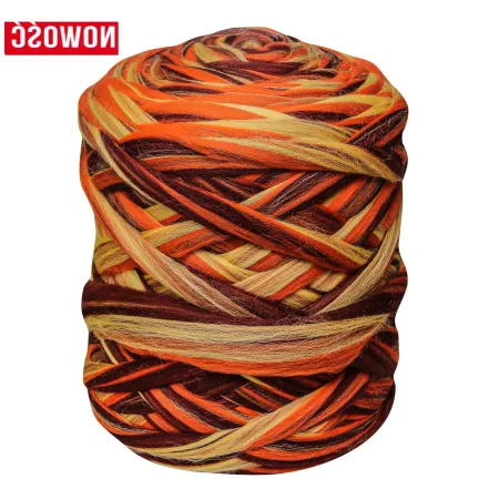 Wełna czesankowa polska ZŁOTA JESIEŃ #89 wałek 4,5 kg