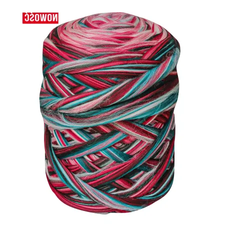 Wełna czesankowa polska RAJSKI OGRÓD #107 wałek 4,5 kg