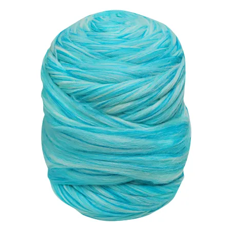 Wełna czesankowa polska KRAINA LODU #121 wałek 4,5kg