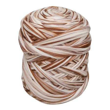 Wełna czesankowa polska Karmelowe #118 hurt 4,5 kg