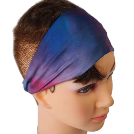 Kolorowa letnia opaska na głowę do włosów SILKY