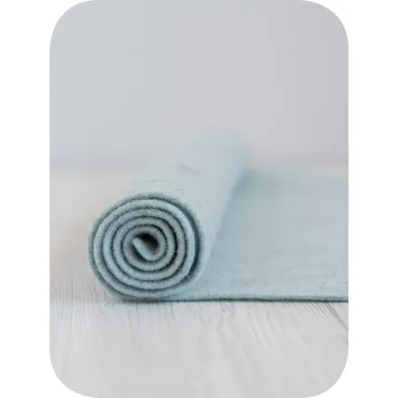 Filc wełniany 3mm MELANŻ MIĘTOWY 30x30cm dekoracyjny