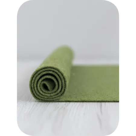 Filc wełniany 2mm  ŁĄKOWA ZIELONA 30x30cm dekoracyjny