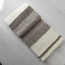 Wełniany koc z wełny merynosów 140x200 cm