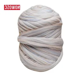 Wełna czesankowa MELANŻ PASTELOWY #136 do wyplatania koców 4,5kg