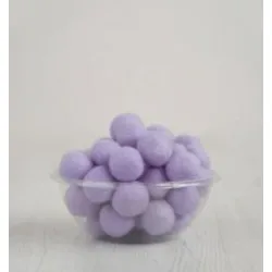 Kulka filcowa 2-2,5cm LAWENDA z wełny merynosów