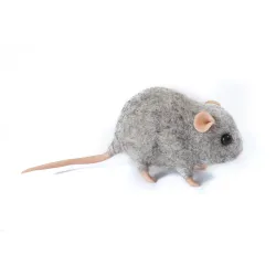 Myszka popielata handmade