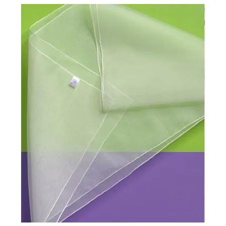 Szal jedwabny Premium organza BIAŁY 180x42cm jedwab 100%