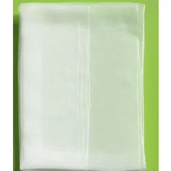 Szal jedwabny szyfon BIAŁY 180x55cm 100% jedwab do filcowania