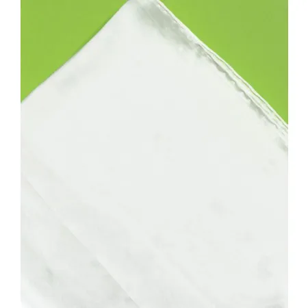 Ekskluzywna biała chusta z chińskiej krepy jedwabnej 90x90cm 100% jedwab