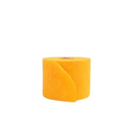 Filcowa wstążka wełniana 2mm ŻÓŁTY Szer. 10cm