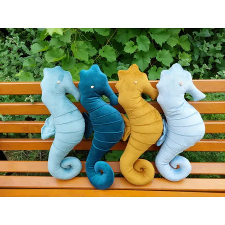 Poduszka zabawka Konik Morski do Fotografii Noworodkowej