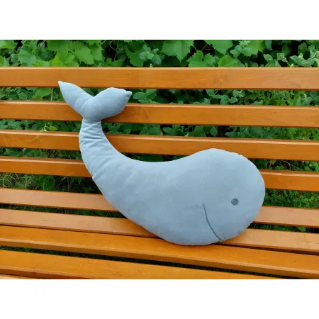 Poduszka zabawka WIELORYB do Fotografii Noworodkowej