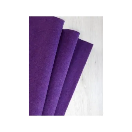 Filc wełniany 2mm dekoracyjny FIOLETOWY