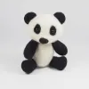 Panda filcowa z ruchomymi łapkami
