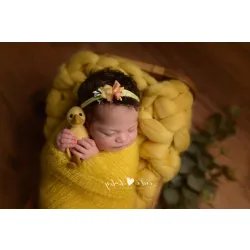 Kaczka filcowa maskotka rekwizyt do sesji noworodkowej