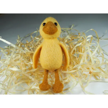 Kaczka filcowa maskotka rekwizyt do sesji noworodkowej