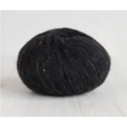 Włoczka CYRCUS alpaka z merynosem MELANŻ CZARNY 100g