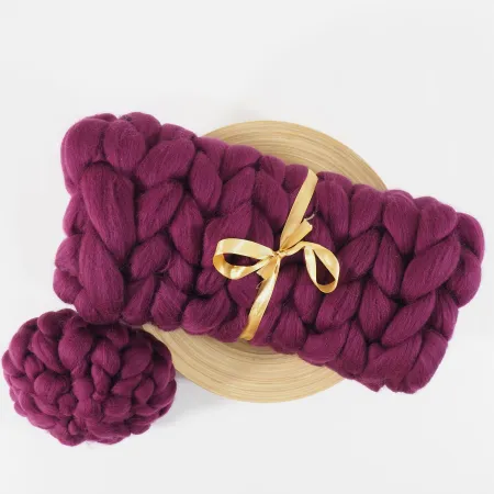 Kocyk czesankowy do sesji noworodkowej WRZOS