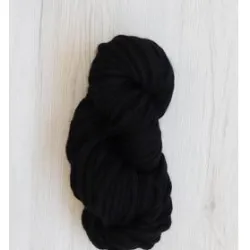 Włóczka PIUMA XXL 100% merynos australijski 19mic CZARNY