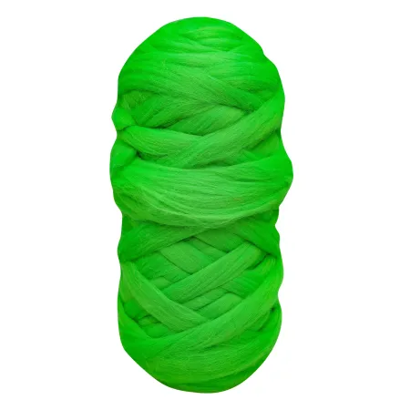 Wełna czesankowa ULTRA ZIELONY #144 wałek 2 kg do filcowania