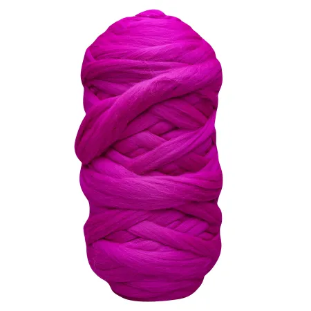 Wełna czesankowa ULTRA FIOLET #145 wałek 2 kg do filcowania